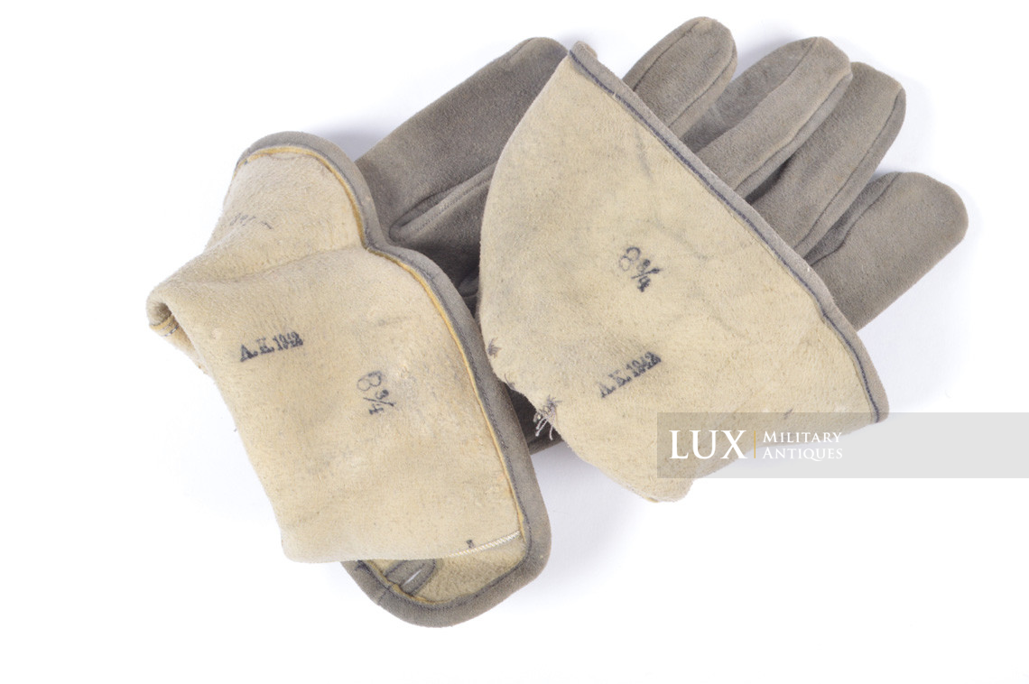 German issued leather officer gloves, « 1942 » - photo 11