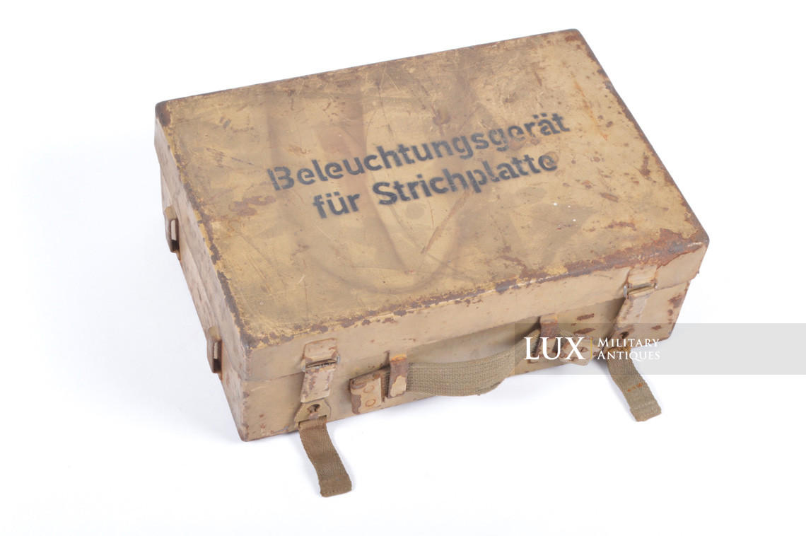 German late-war special issue blackout reading light storage case, « etl » - photo 4