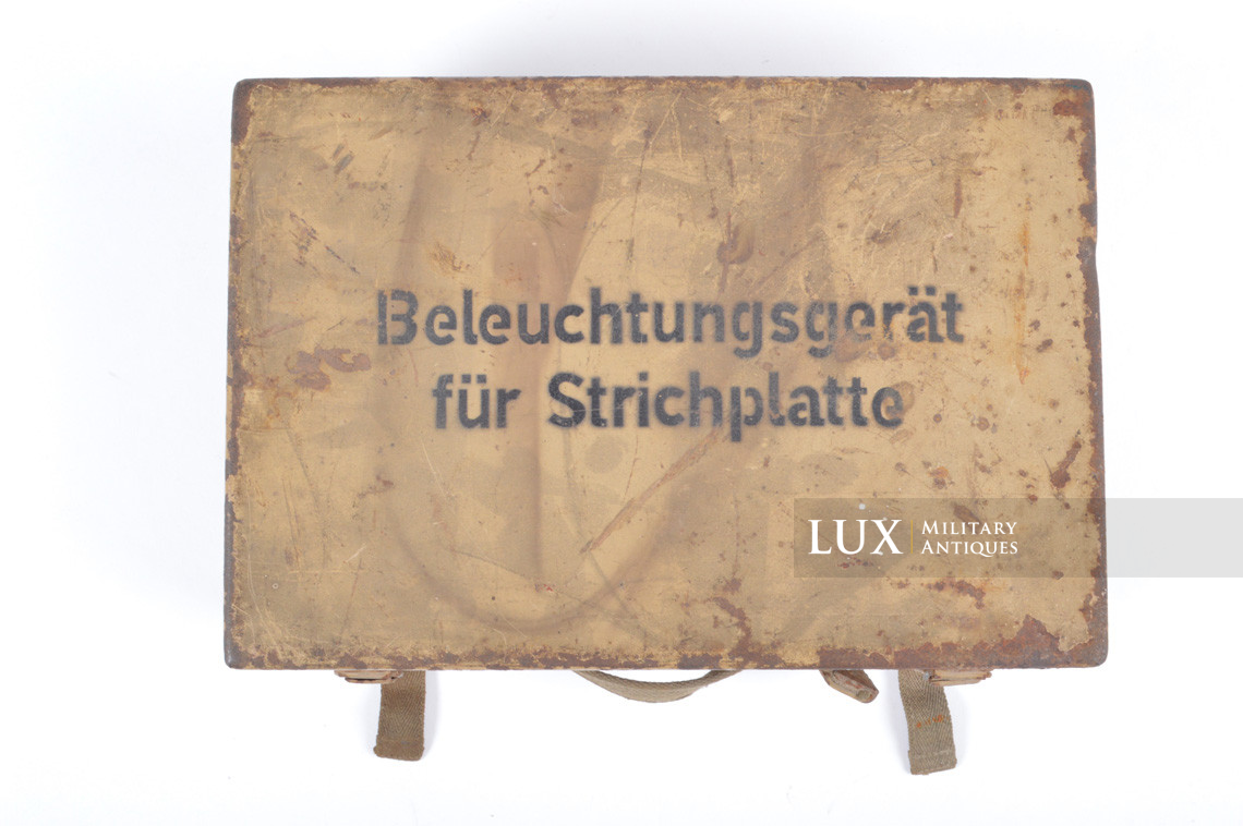 German late-war special issue blackout reading light storage case, « etl » - photo 7