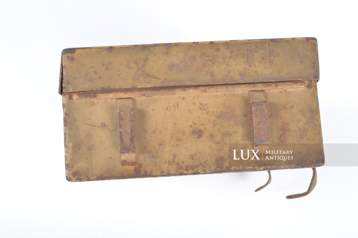 German late-war special issue blackout reading light storage case, « etl » - photo 13