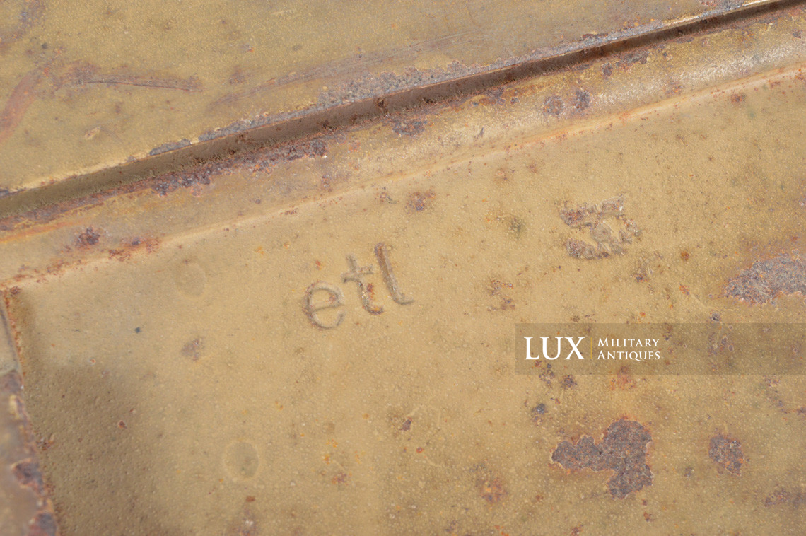 German late-war special issue blackout reading light storage case, « etl » - photo 14