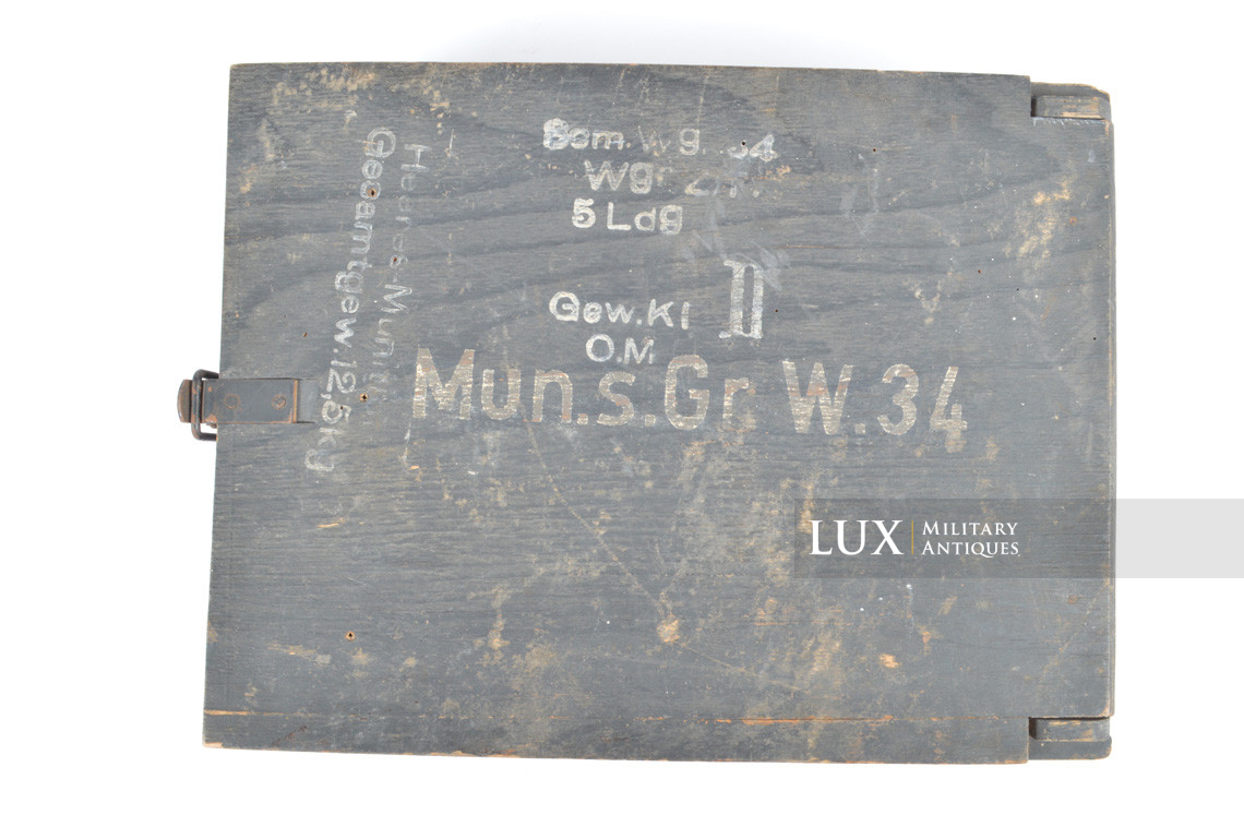 Caisse allemande pour 3 obus de mortier « 8cm Gr.W.34 » - photo 8