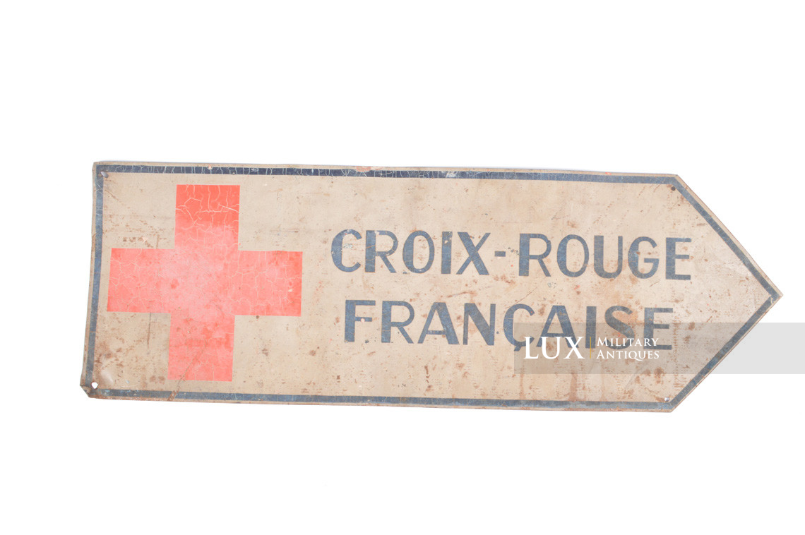 French red cross directional sign - Lux Military Antiques - photo 4