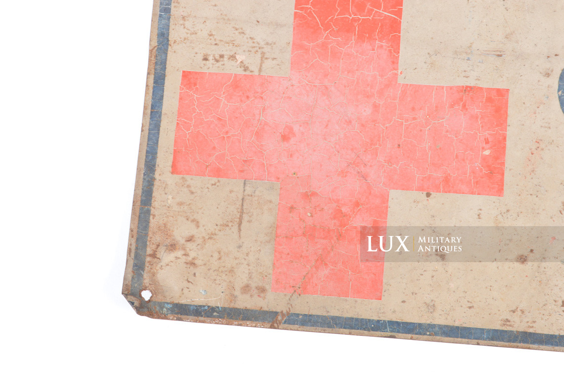 French red cross directional sign - Lux Military Antiques - photo 7