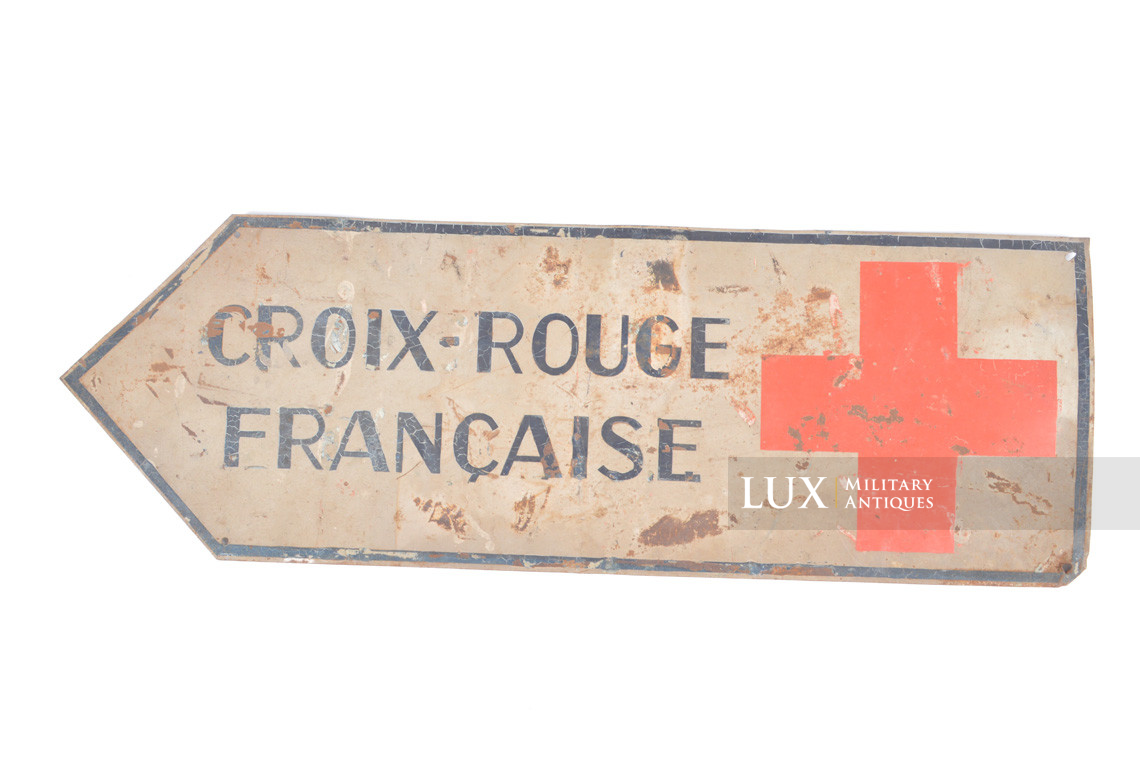 French red cross directional sign - Lux Military Antiques - photo 13