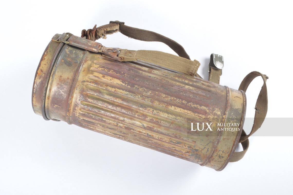 Boîtier de masque anti-gaz allemand camouflé trois tons « Normandie » - photo 11