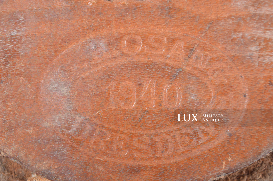 German belt buckle leather tab, « 1940 » - photo 8