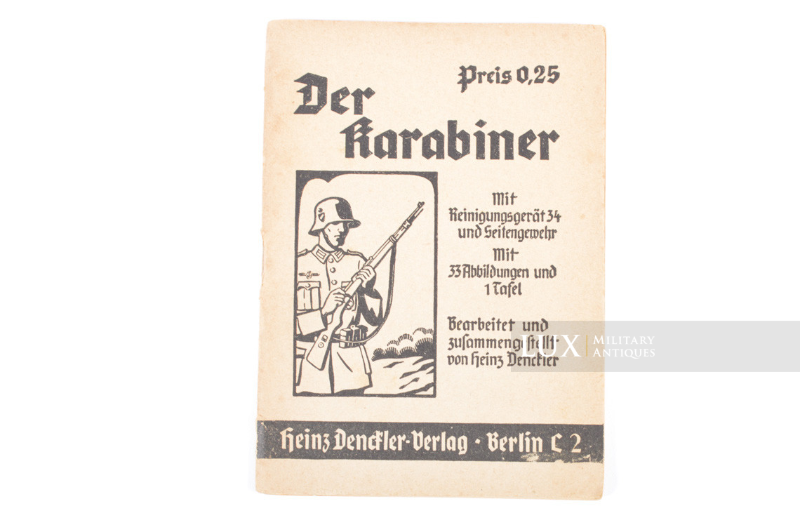 German K98 weapons training booklet, « der karabiner » - photo 4