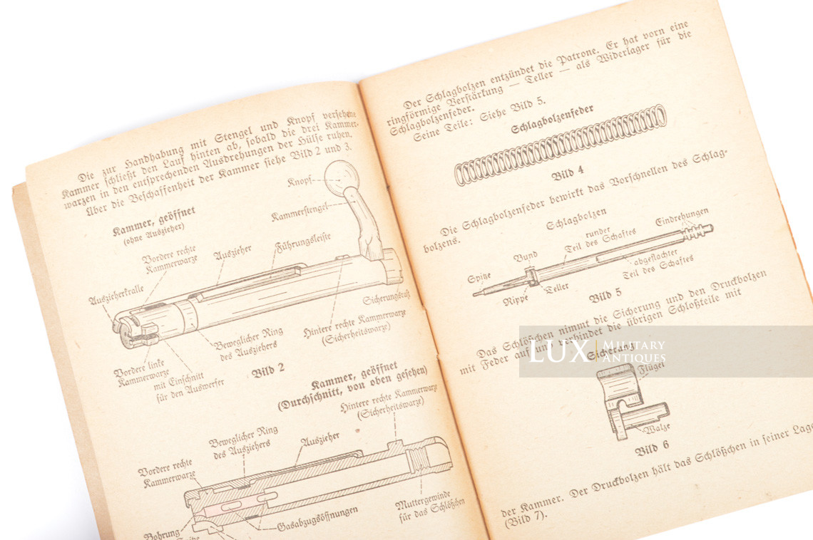 German K98 weapons training booklet, « der karabiner » - photo 8