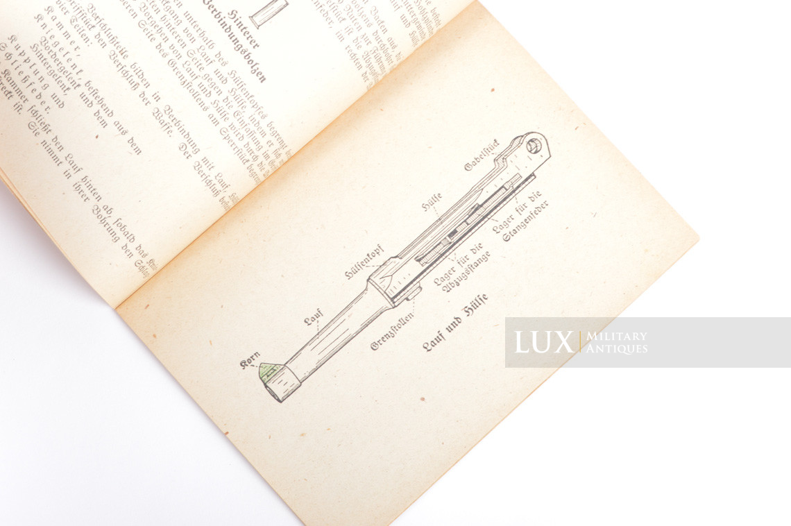 German P08 weapons training booklet, « die pistole 08 » - photo 8