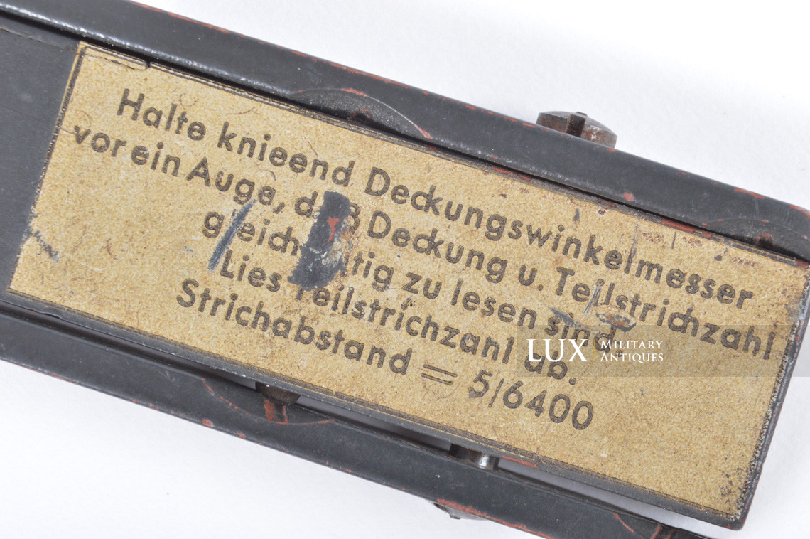 German indirect fire calculator, « Deckungswinkelmesser » - photo 11
