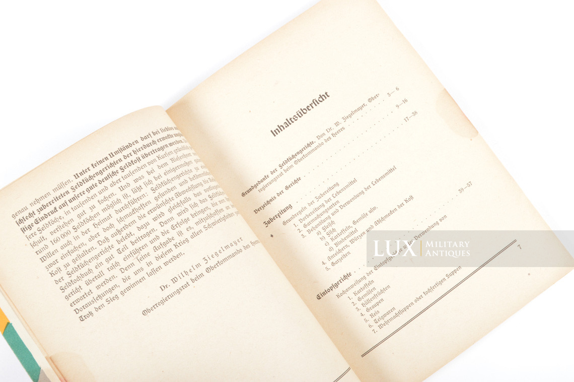 German field kitchen booklet, « Die Feldküchengerichte » - photo 8