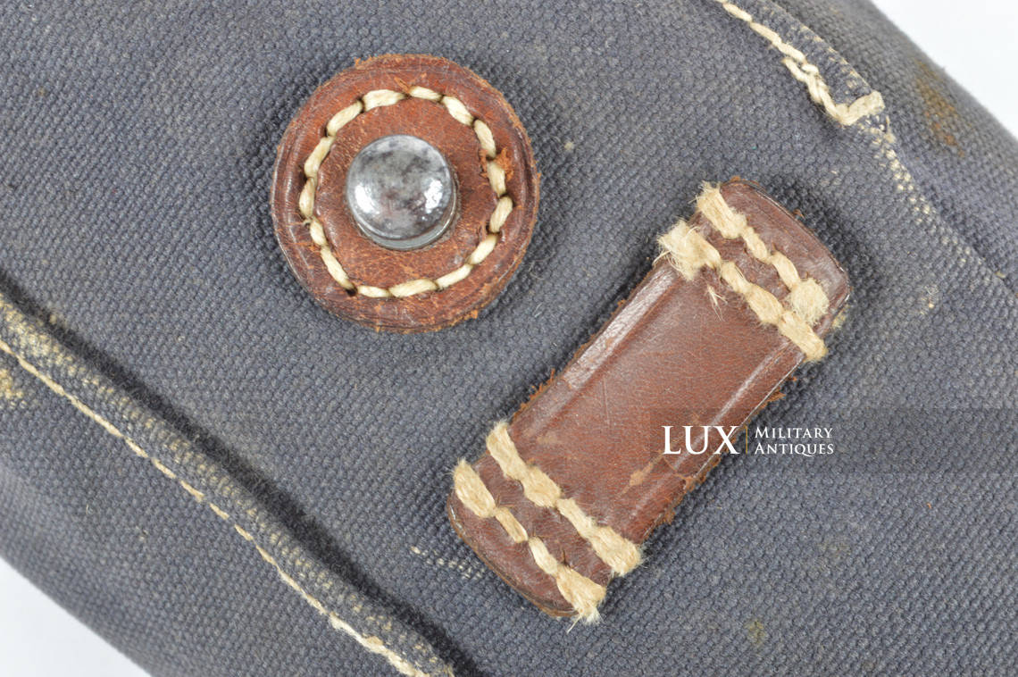 Early German rifle grenade launcher carrier pouch, « blue web » - photo 19