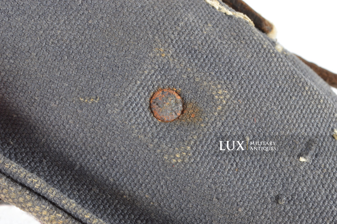 Early German rifle grenade launcher carrier pouch, « blue web » - photo 16