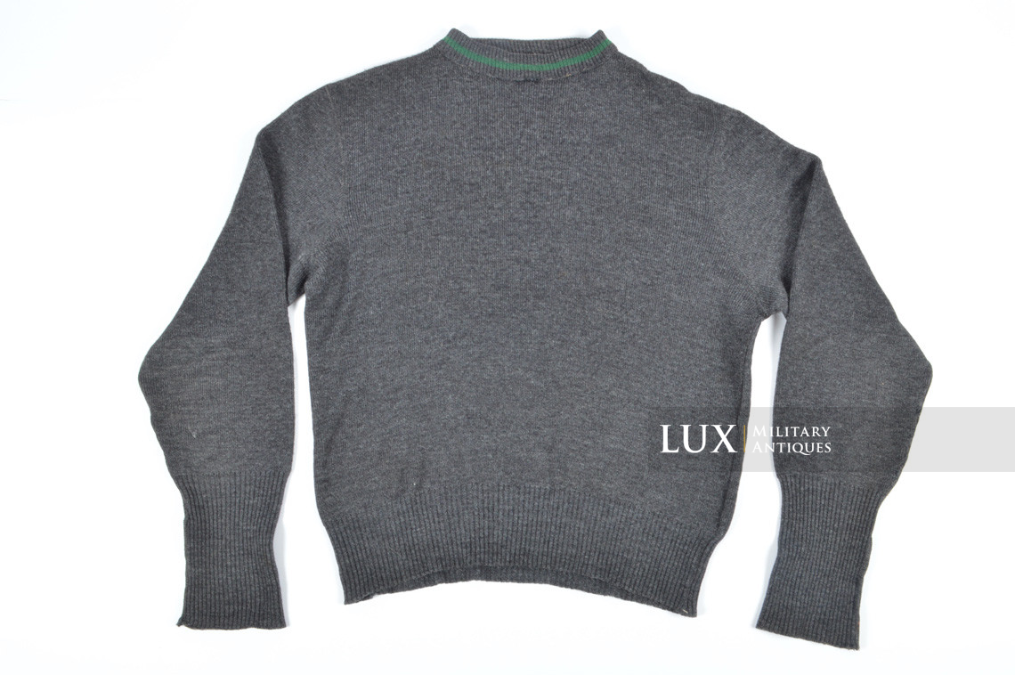 Mid-war German standard issue wool sweater, « green band » - photo 4