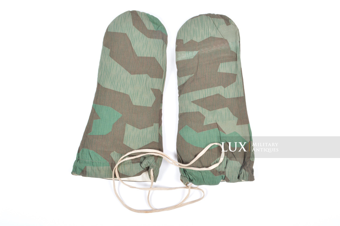 Heer/Luftwaffe splinter pattern camouflage/white reversible winter gloves - photo 10