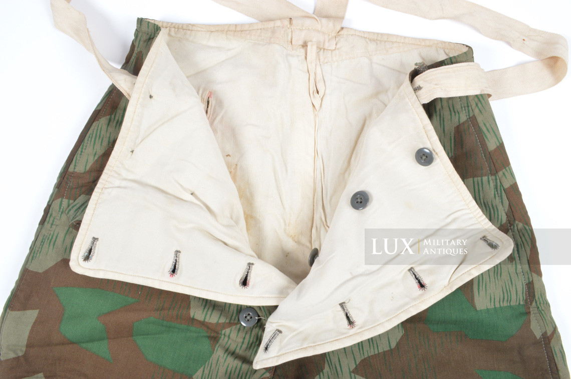 Heer/Luftwaffe splinter pattern camouflage/white reversible winter trousers - photo 18