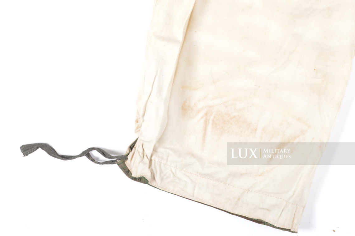 Heer/Luftwaffe splinter pattern camouflage/white reversible winter trousers - photo 25