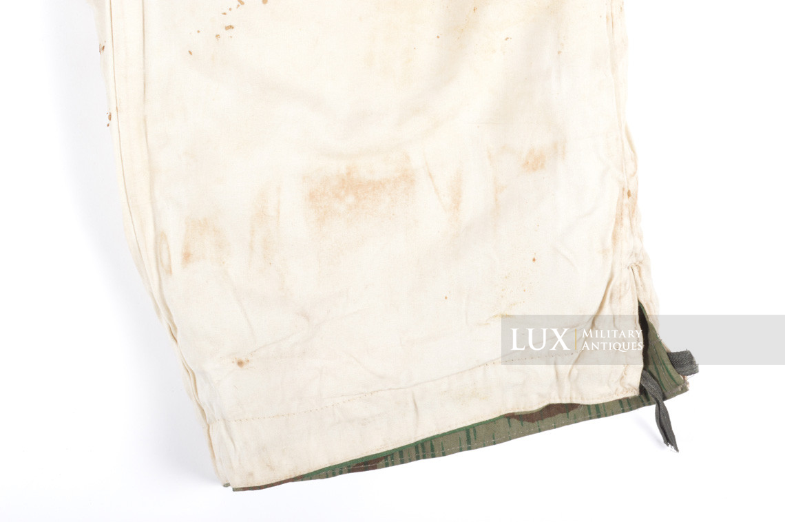 Heer/Luftwaffe splinter pattern camouflage/white reversible winter trousers - photo 26