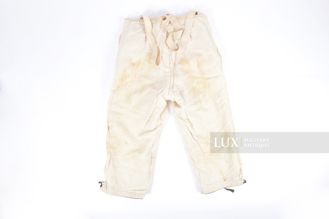 Heer/Luftwaffe splinter pattern camouflage/white reversible winter trousers - photo 28