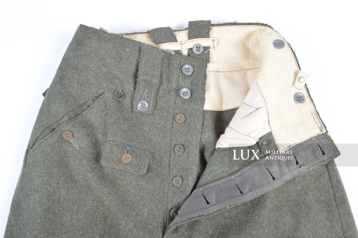 Heer/Waffen-SS M43 combat service trousers, « Keilhose » - photo 23