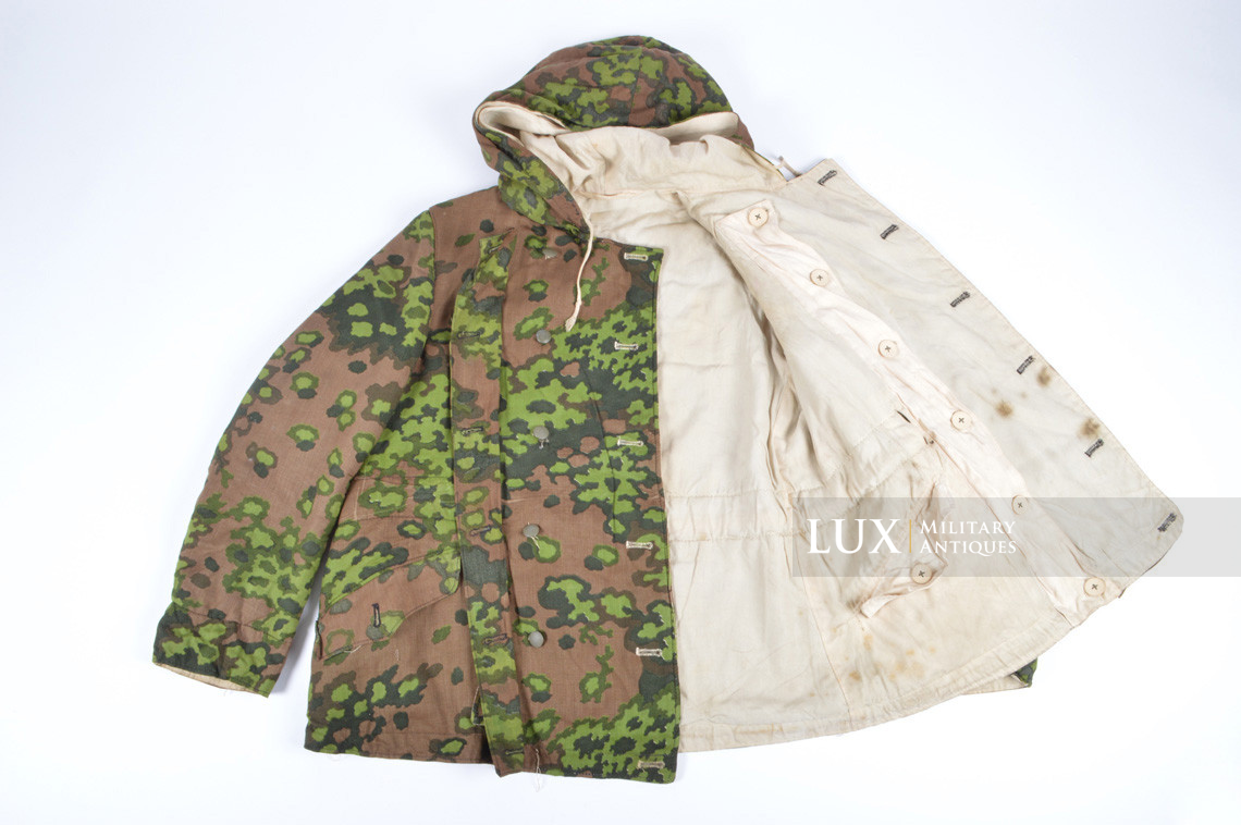Waffen-SS oak leaf spring pattern reversible winter parka and trouser set - photo 19
