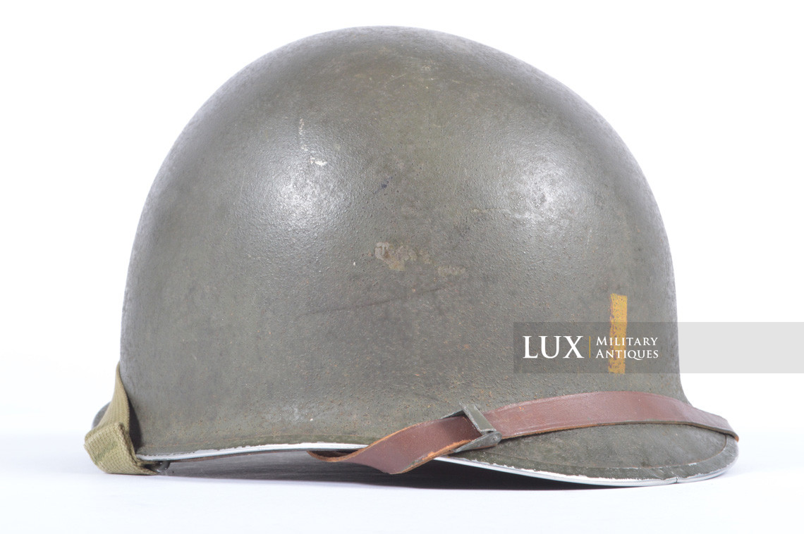 USM1 2nd lieutenant's fixed bale front seam combat helmet set - photo 9