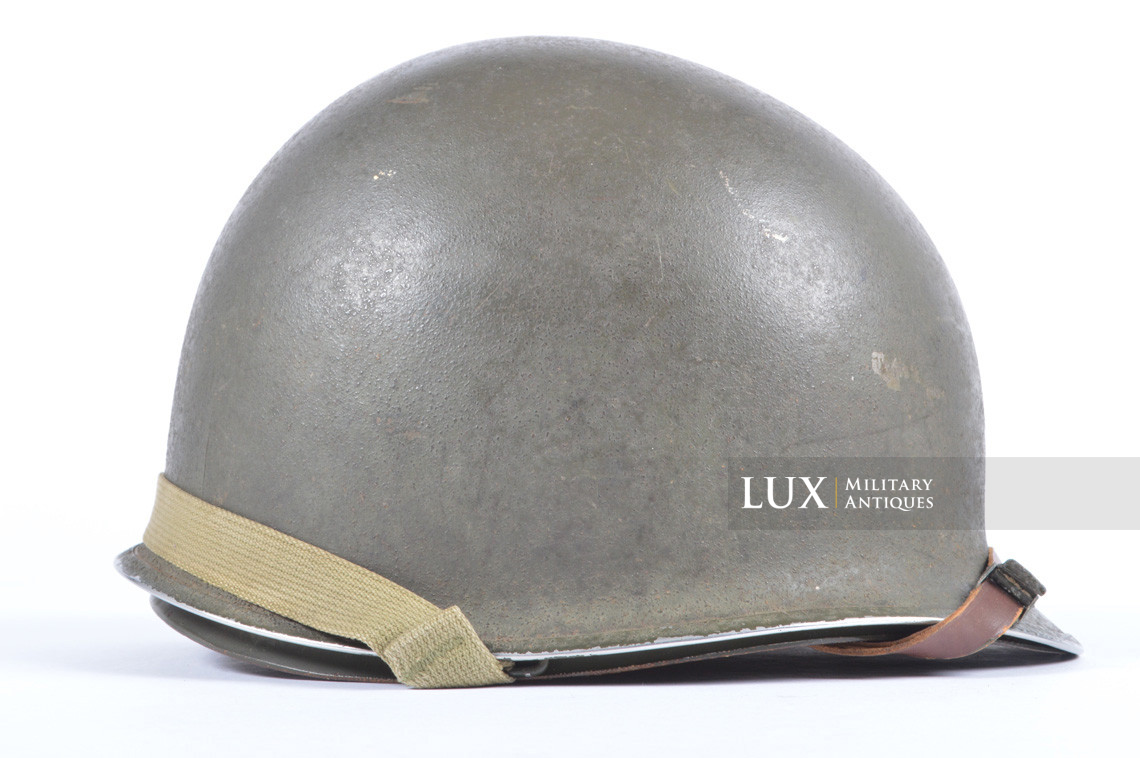 USM1 2nd lieutenant's fixed bale front seam combat helmet set - photo 10