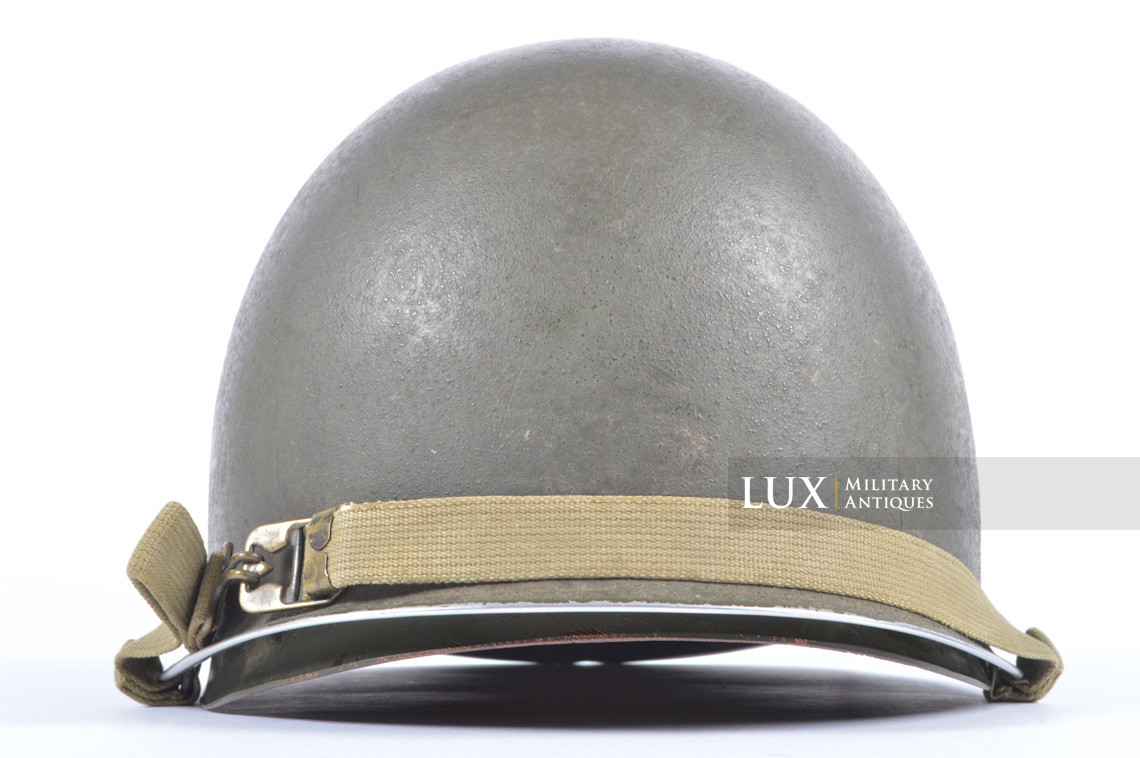 USM1 2nd lieutenant's fixed bale front seam combat helmet set - photo 12