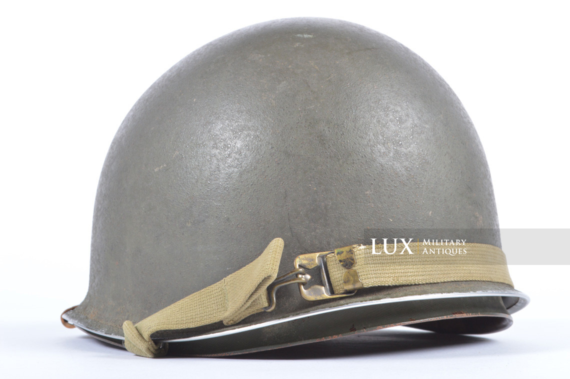 USM1 2nd lieutenant's fixed bale front seam combat helmet set - photo 13