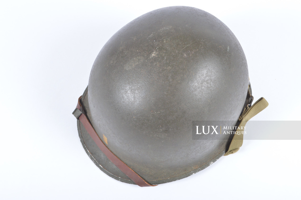 USM1 2nd lieutenant's fixed bale front seam combat helmet set - photo 15