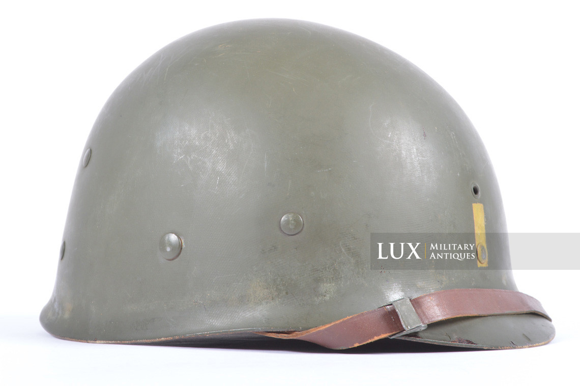 USM1 2nd lieutenant's fixed bale front seam combat helmet set - photo 31