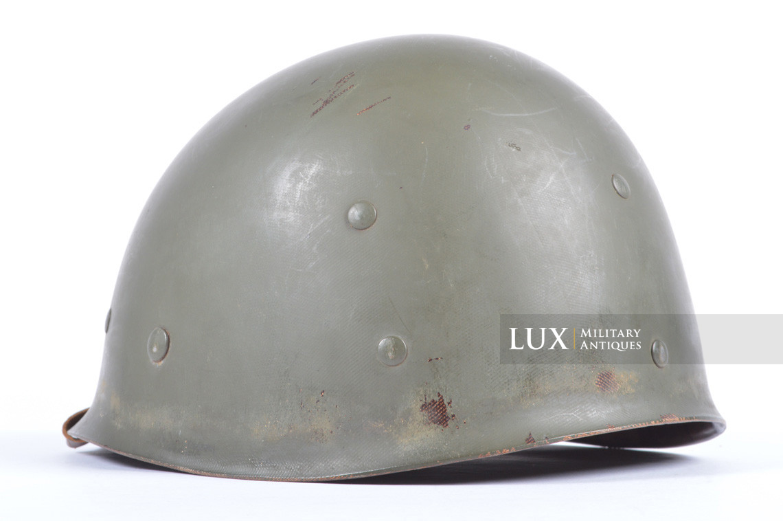 USM1 2nd lieutenant's fixed bale front seam combat helmet set - photo 35