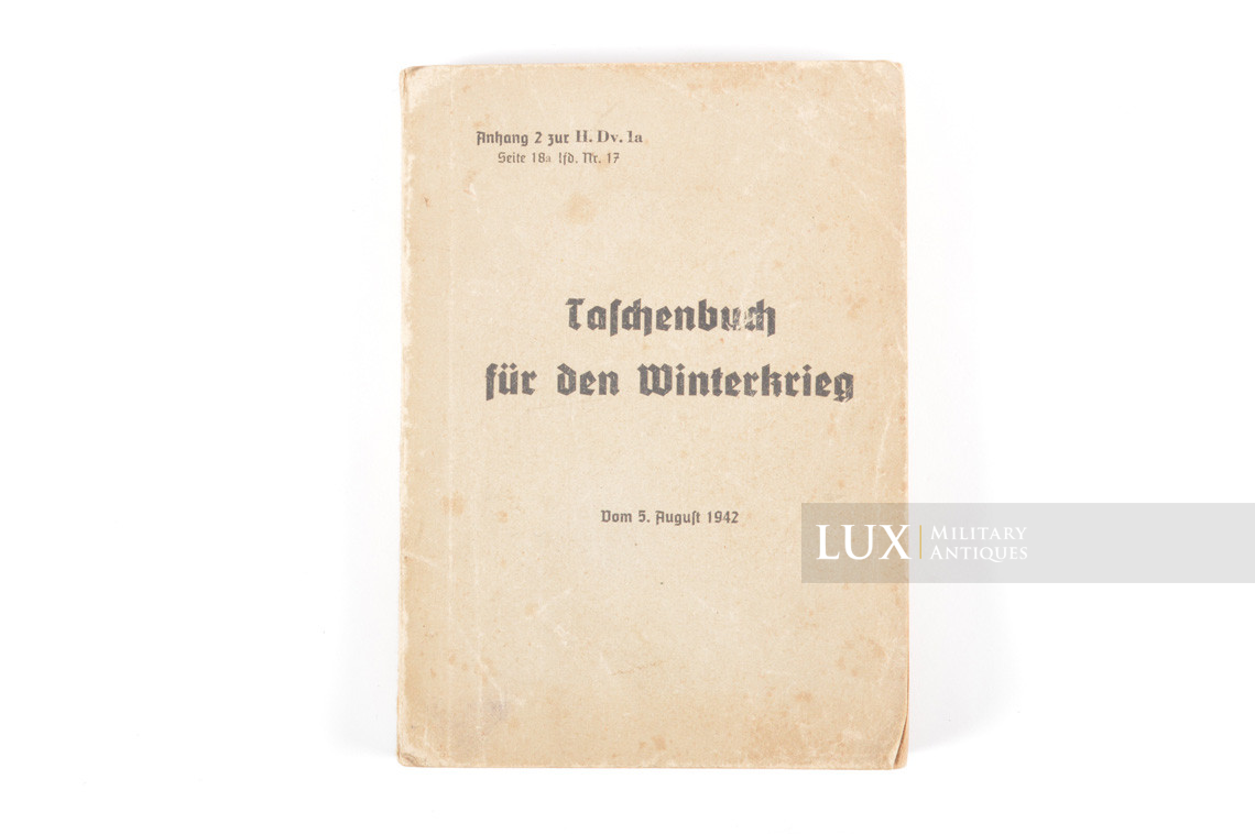 German winter warfare personal soldiers manual, « 1942 » - photo 4