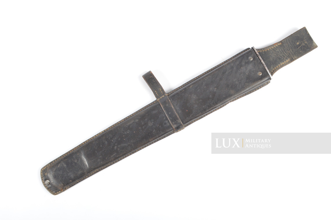 German combat engineer's field saw & black leather scabbard, « 1939 » - photo 10