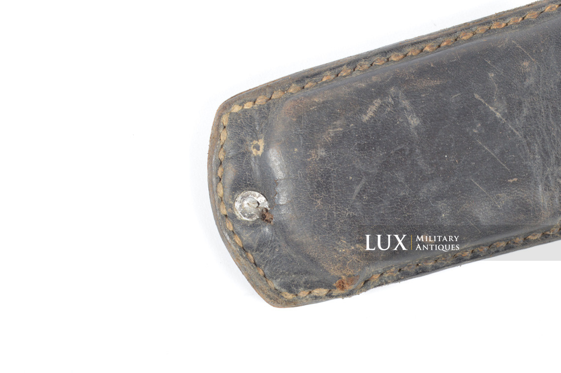 German combat engineer's field saw & black leather scabbard, « 1939 » - photo 13