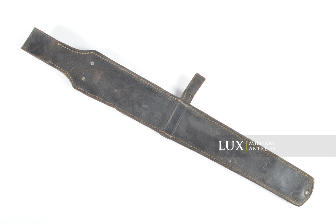 German combat engineer's field saw & black leather scabbard, « 1939 » - photo 14