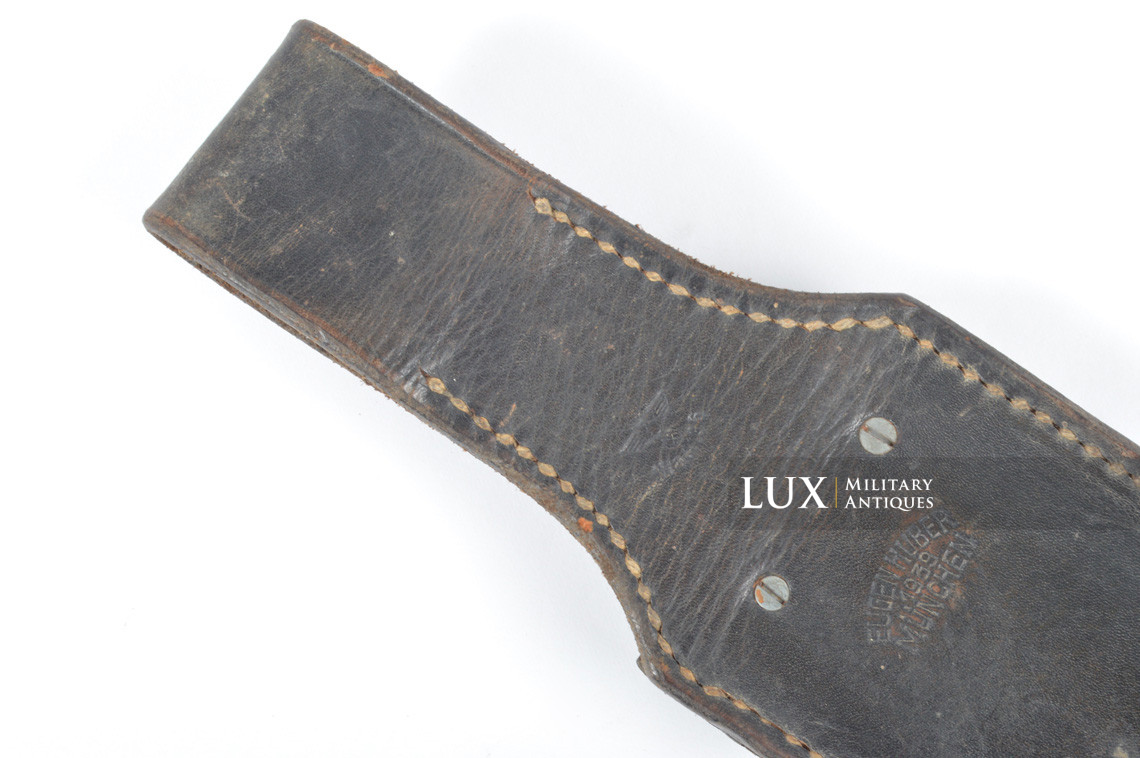 German combat engineer's field saw & black leather scabbard, « 1939 » - photo 15