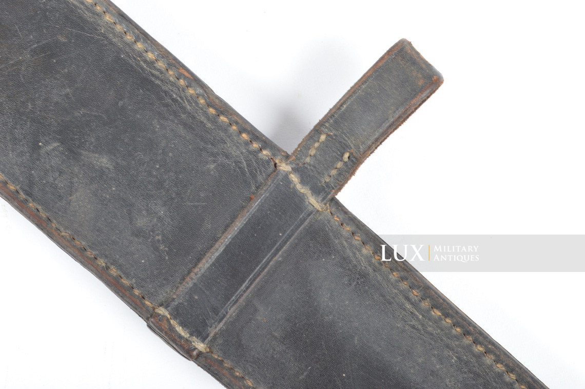 German combat engineer's field saw & black leather scabbard, « 1939 » - photo 18