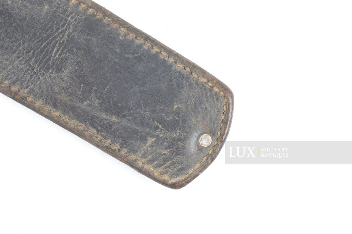German combat engineer's field saw & black leather scabbard, « 1939 » - photo 19