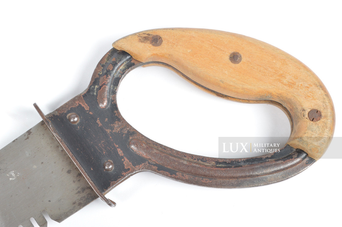 German combat engineer's field saw & black leather scabbard, « 1939 » - photo 21