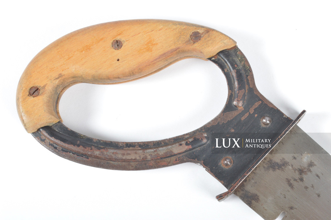 German combat engineer's field saw & black leather scabbard, « 1939 » - photo 25