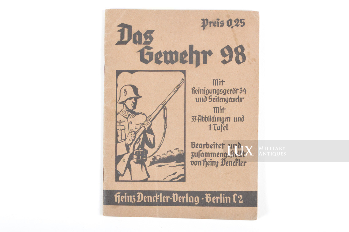 German K98 weapons training booklet, « Das Gewehr 98 » - photo 4
