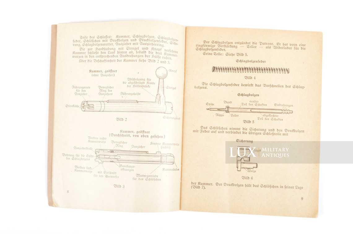 German K98 weapons training booklet, « Das Gewehr 98 » - photo 10