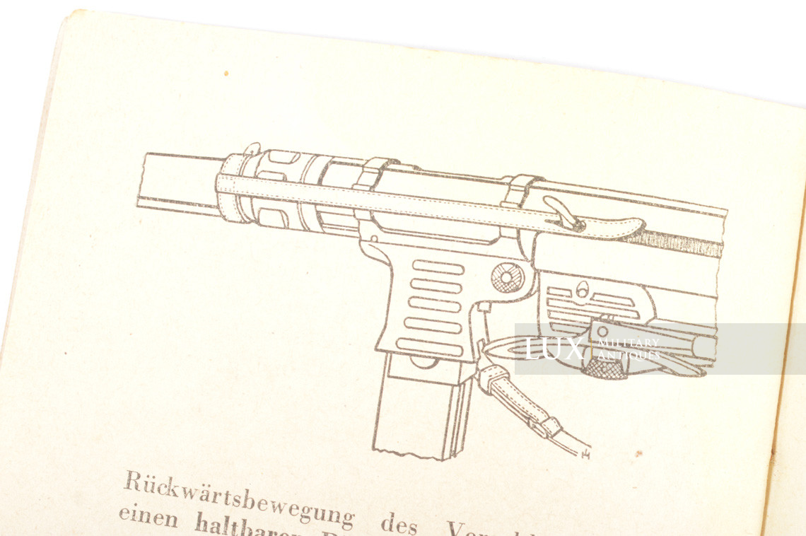 German MP40 weapons training booklet, « Die Maschinenpistole 40 » - photo 12