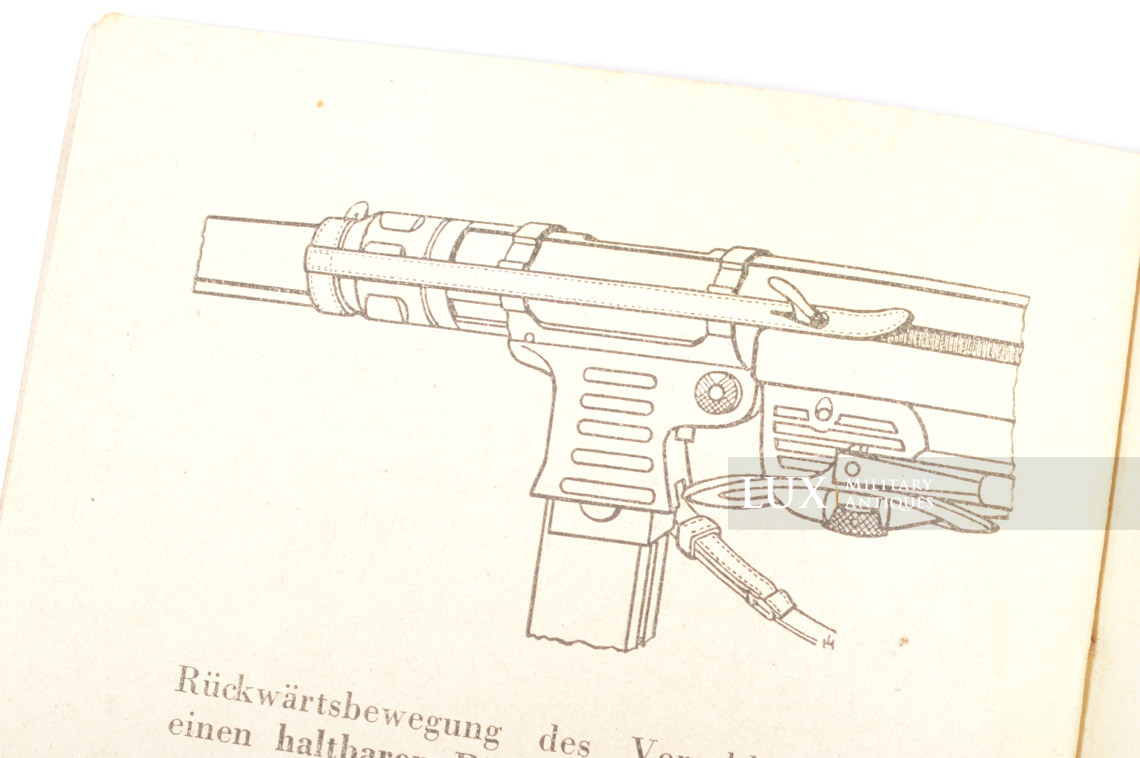 German MP40 weapons training booklet, « Die Maschinenpistole 40 » - photo 12