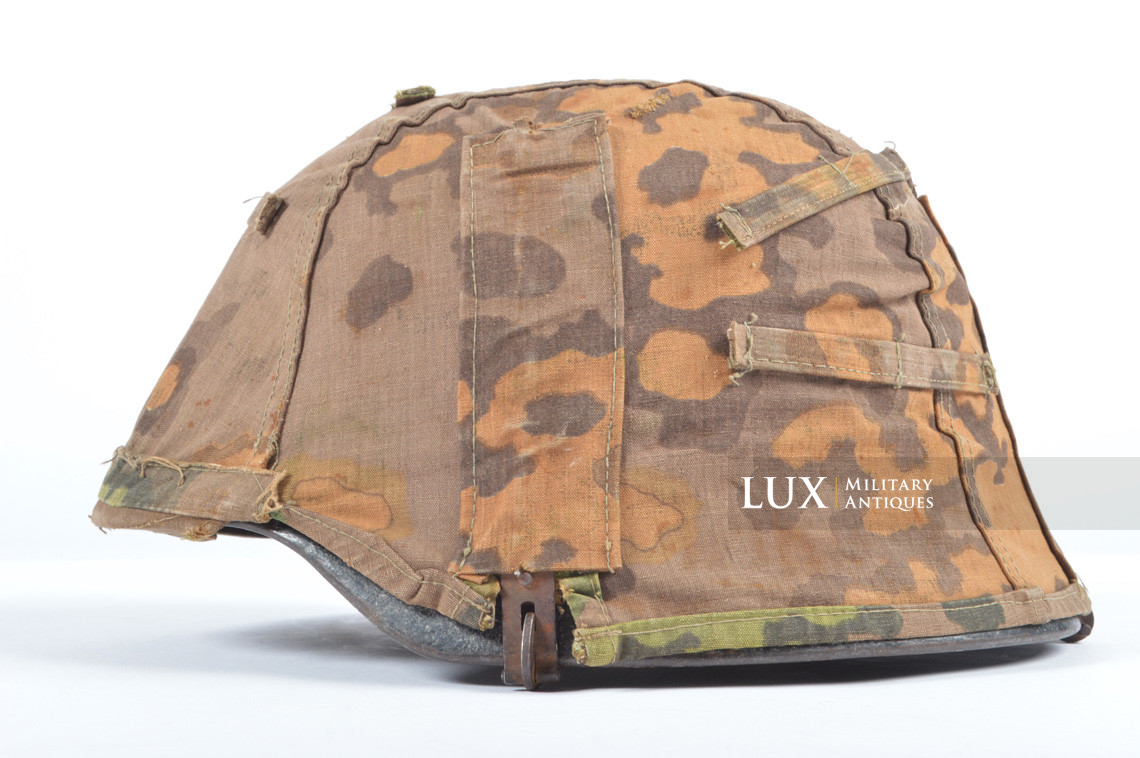 Second pattern Waffen-SS « Oak-Leaf B » camouflage helmet cover, « combat worn » - photo 31