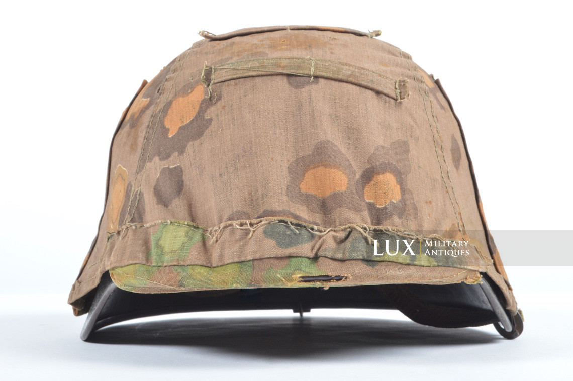 Second pattern Waffen-SS « Oak-Leaf B » camouflage helmet cover, « combat worn » - photo 33