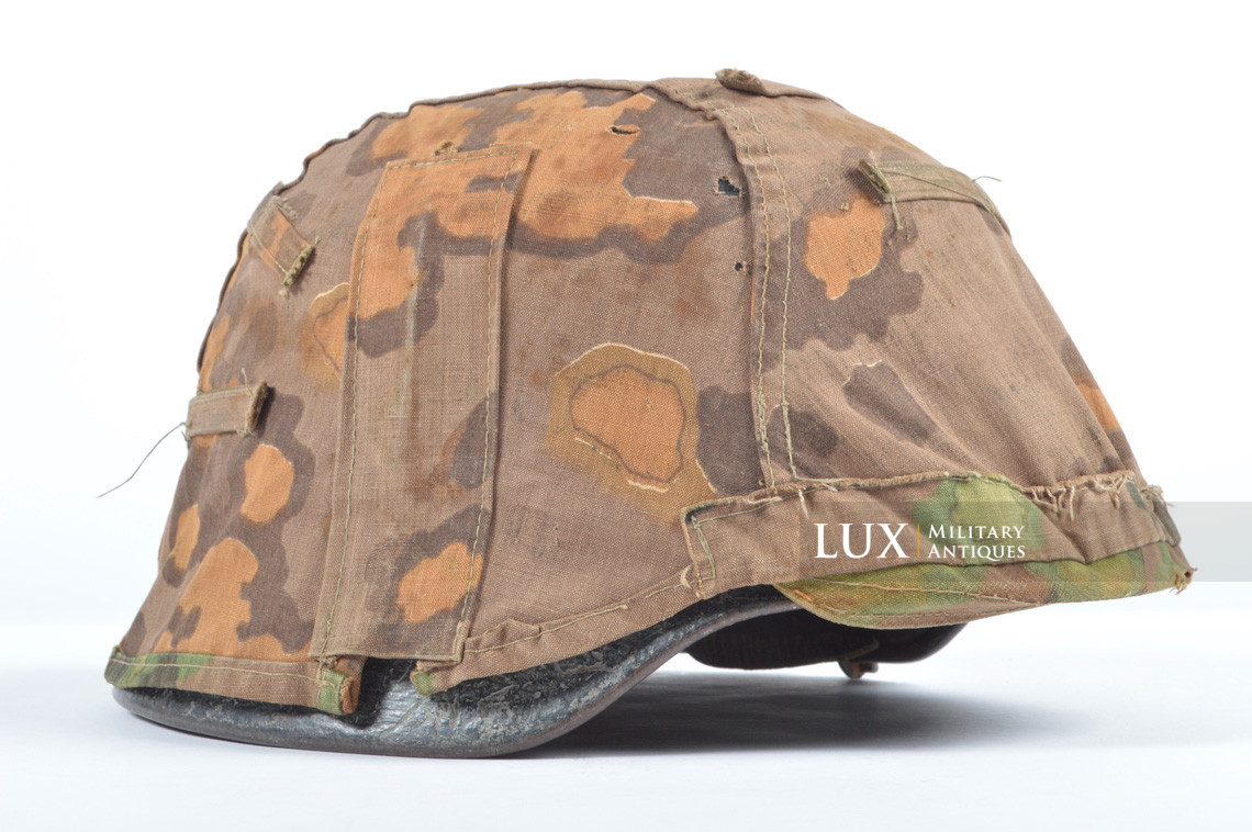 Second pattern Waffen-SS « Oak-Leaf B » camouflage helmet cover, « combat worn » - photo 34