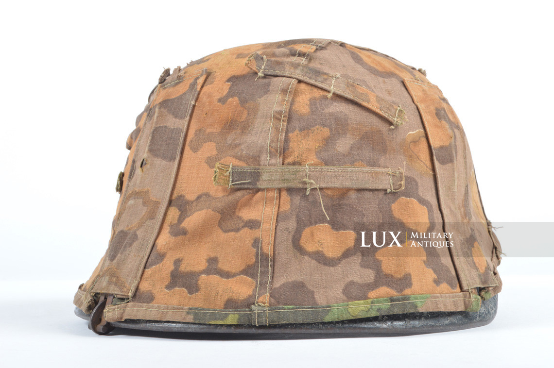 Second pattern Waffen-SS « Oak-Leaf B » camouflage helmet cover, « combat worn » - photo 36